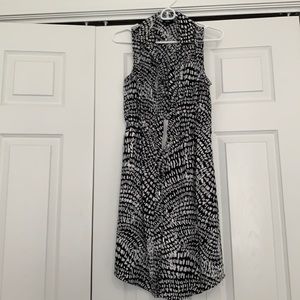 Button up tank top dress